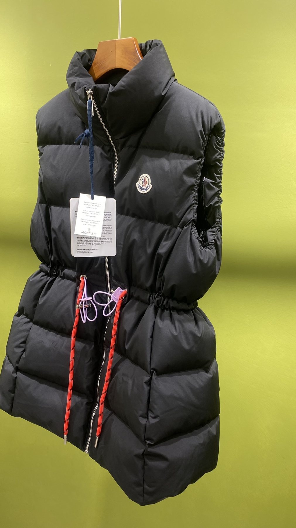 Moncler Longline Quilted Down Vest