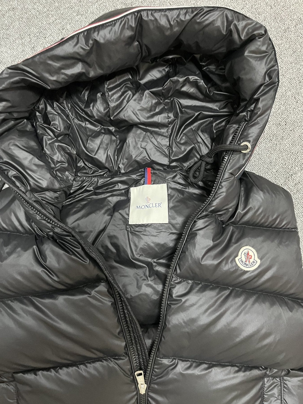 Moncler Hooded Quilted Down Vest