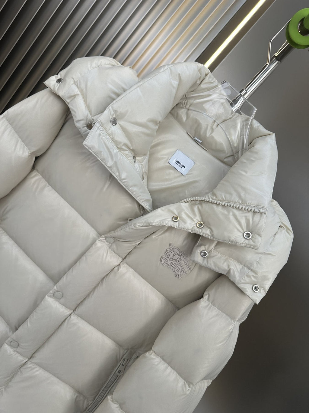 Burberry Hooded Equestrian Knight Puffer Jacket
